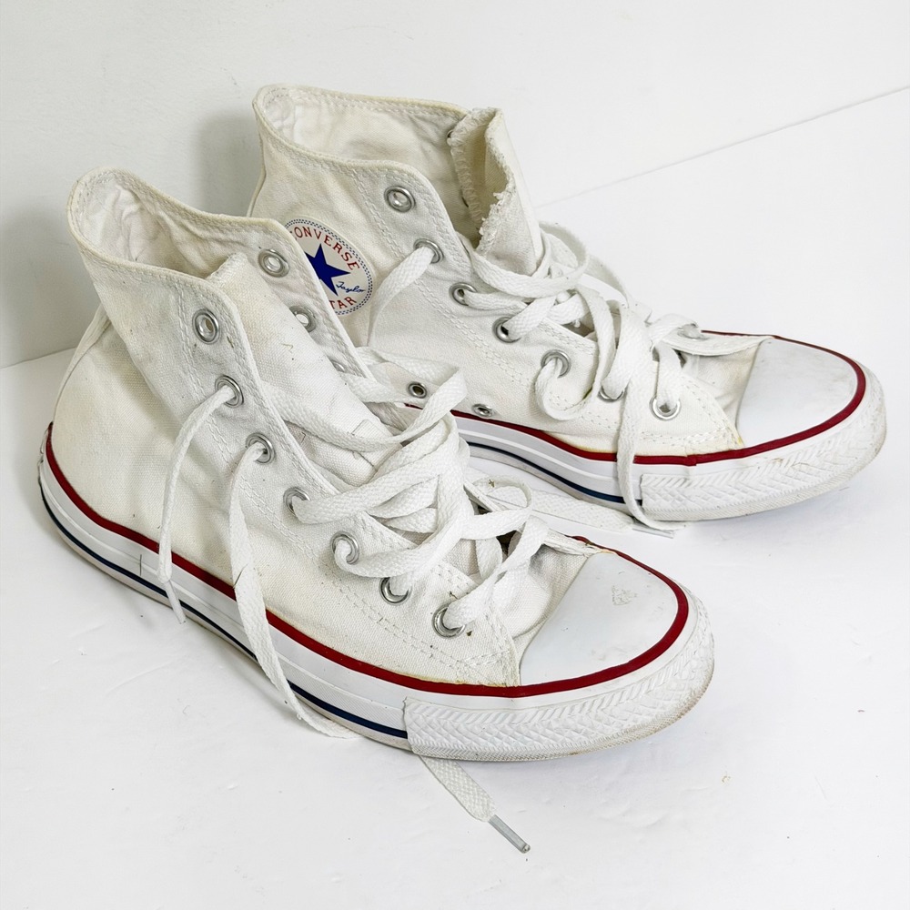 Converse Chuck Taylor All Star Women 8 Mens 6 White High Top Sneakers M7650